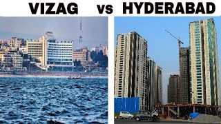 VIZAG vs HYDERABAD Full Comparison2018 Population Plenty factsHyderabad CityVisakhapatnam City [upl. by Thurlow]