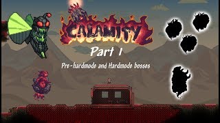 Terraria Calamity Mod P1  Prehardmode and Hardmode Bosses Revengeance Mode Ranged Class [upl. by Nathanael]