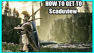 Elden Ring DLC How to get to ScaduviewHINTERLAND  O Mother Gesture Location [upl. by Airreis706]