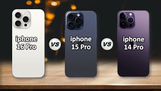 iPhone 16 Pro Vs iPhone 15 Pro Vs iPhone 14 Pro Full Comparison [upl. by Ader]