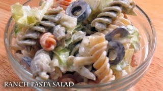 Ranch Pasta Salad  recipe [upl. by Rechaba]