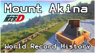 The World Record History of Mount Akina  Minecraft Ice Boat Racing [upl. by Florine900]