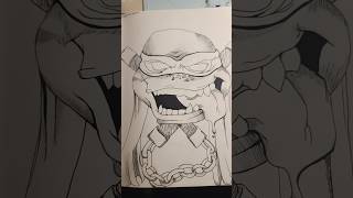 SICK Michelangelo drawing tmnt trending art viralvideos [upl. by Uwton962]