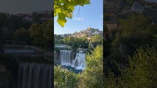 Jajce waterfall 💦🇧🇦 shorts bosniaandherzegovina jajce [upl. by Mellins]