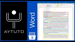 Alinear un texto en modo justificado con WORD [upl. by Ainnos888]