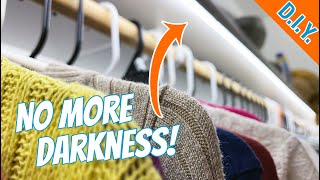 How To Add FANTASTIC Light To Any Dark Closet [upl. by Bronnie]