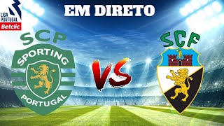 SPORTING CP VS FARENSE EM DIRETO LIGA PORTUGAL BETCLIC [upl. by Gerta131]