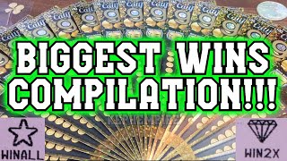 NEWEST BIGGEST LOTTERY SCRATCH OFF WINNERS COMPILATION  June 2021 [upl. by Elamrej]