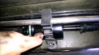 DIY How to Change your Fuel Filter 2005  2010 Ford Mustang GT  Winston Buzon [upl. by Blas]