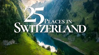 25 Most Beautiful Places to Visit in Switzerland 4K 🇨🇭  Stunning Lakes amp Mountains [upl. by Engedi]