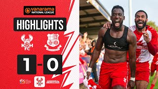 📺 HIGHLIGHTS  7 Oct 23  Harriers 10 Wealdstone [upl. by Onimixam]