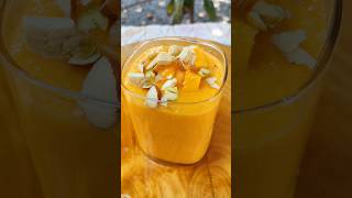 mango lassi 🥭 aam lassi home made mango lassi homemade shorts viral trending youtube asmr [upl. by Alauqahs]