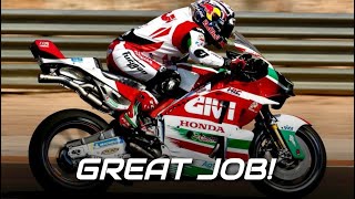 INCREDIBLE Johan Zarco Secured His First Q2 in Aragon MotoGP with Honda RC213V aragongp motogp [upl. by Aivon777]