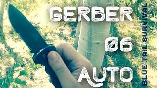 Gerber 06 Auto Knife Review [upl. by Diad241]