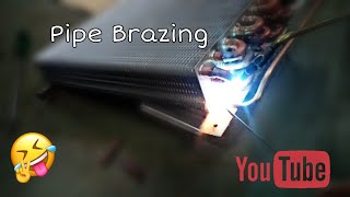 💥Brazing Copper Pipe With Oxy acetylene💥 [upl. by Calie]