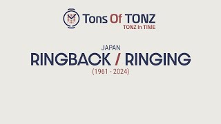 RingingRingback tones in time Japan 19612024 [upl. by Yehudi]