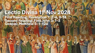 Lectio Divina 1st of Nov 2024 [upl. by Mayda]