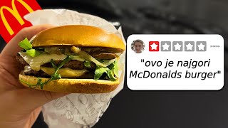 Jel ovo NAJGORI McDonalds Burger [upl. by Cristi]