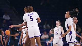 JMU Womens Basketball  Hype vs Stony Brook WBIT First Round [upl. by Annad]