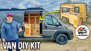 Fast amp Easy 6K DIY Camper Promaster Van Conversion Kit  VANTOPIA [upl. by Hibben818]