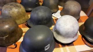 GERMAN HELMETS  RESTORED  By The TILLMANS COLLECTION Part 2 [upl. by Miarzim]