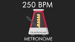 Insanely Fast 250 BPM Metronome [upl. by Lanos102]