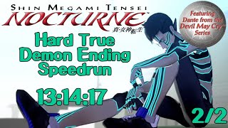 PB Shin Megami Tensei Nocturne Hard TDE Speedrun 131417 22 [upl. by Egief]