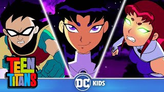 Teen Titans en Latino 🇲🇽🇦🇷🇨🇴🇵🇪🇻🇪  ¡Starfire vs Blackfire  DCKidsLatino [upl. by Salene]