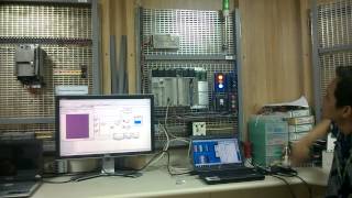 Color Mixing with Modicon Quantum PLC amp Simulink [upl. by Ahsya]