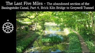 The Last 5 Miles The Basingstoke Canals abandoned section 4 Brick Kiln Bridge  Greywell Tunnel [upl. by Aivle]