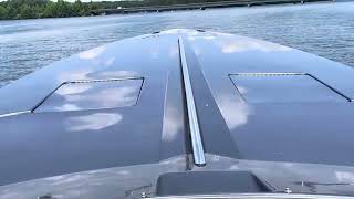 Donzi 38 ZR Exit Strategy heading to Tucans on Lake Norman lakenorman powerboating boating [upl. by Jecho]