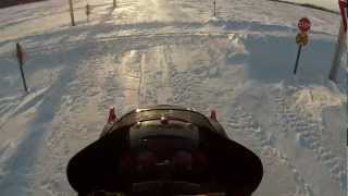 Arctic Cat 2002 ZR800 Cross Country Snowmobile Ride Along [upl. by Ilrahs]