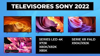 Televisores Sony 2022 📺 Ep1 Gama LED 4K Series X72K X80K X85K y X90K [upl. by Eidas]