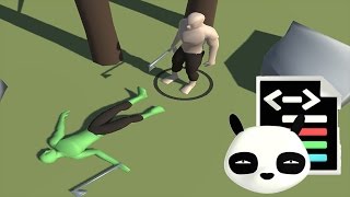 Melee Combat using Panda Behaviour Tree in Unity3D 1 [upl. by Diogenes101]