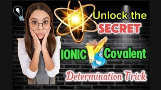 Ionic amp Covalent bond MUNEEZA Rana studyhacks tricks students motivation youtube subscribe [upl. by Pandich712]