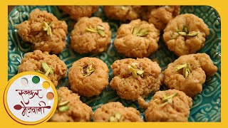 Balushahi  Easy To Make Indian Sweet  Recipe by Archana in Marathi  Badusha [upl. by Greenleaf]