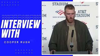 Cooper Rush Postgame Week 11 HOUvsDAL  Dallas Cowboys 2024 [upl. by Ricca484]