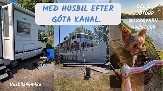 MED HUSBIL EFTER GÖTA KANAL DEL 1 Sjötorp Norrqvarn Hajstorp [upl. by Amalee774]