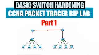 Basic Switch Hardening  CCNA Packet Tracer RIP Lab part 1 [upl. by Eedyak]