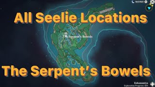 All Seelie Location In Serpent’s Bowels  Genshin Impact  v24 Enkanomiya [upl. by Doak720]