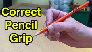 Correct Tripod Pencil Grip for Writing How to Hold a Pencil Correctly For Foundation amp Kindergarten [upl. by Myrt]