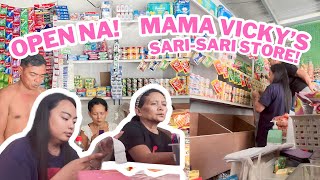 FINALLY BUKAS NA ANG MINI SARI SARI STORE NI MAMA VICKY TINDERA FOR A DAY [upl. by Greeley53]