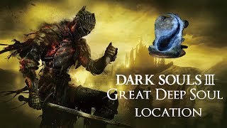 DARK SOULS™ III  Great Deep Soul Location [upl. by Oilalue]