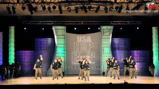 GRV Walnut CA at USA Hip Hop Dance Championship Finals 2012 MegaCrew [upl. by Spevek481]