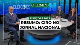 Ciro Gomes no Jornal Nacional confira o que disse o candidato à presidência na entrevista [upl. by Evets184]