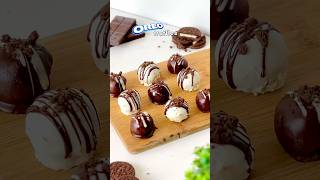 3 INGREDIENT OREO TRUFFLES♥️ EASIEST DESSERT food easyrecipe trending viral trending [upl. by Concepcion922]