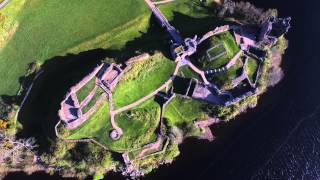 Urquhart Castle on the shores of Loch Ness [upl. by Rehpotsihc73]