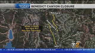 7Month Closure Of Benedict Canyon Drive Starts Today [upl. by Malcolm176]