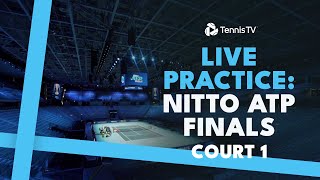 LIVE PRACTICE STREAM Nitto ATP Finals  Court 1 [upl. by Notyrb]