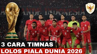 3 Cara Timnas Indonesia Lolos Piala Dunia 2026  Drawing Ronde 3 Kualifikasi Piala Dunia 2026 [upl. by Evangeline]